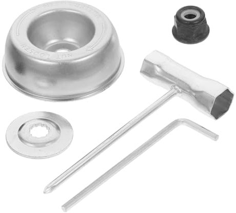 NULYLU 5stücke Teiliges Trimmer-messer-adapter-kit Mit Schutzabdeckung Für Rasenmäher Und Freischneider Kompatibel Mit -modellen Vibrationsreduzierend Für