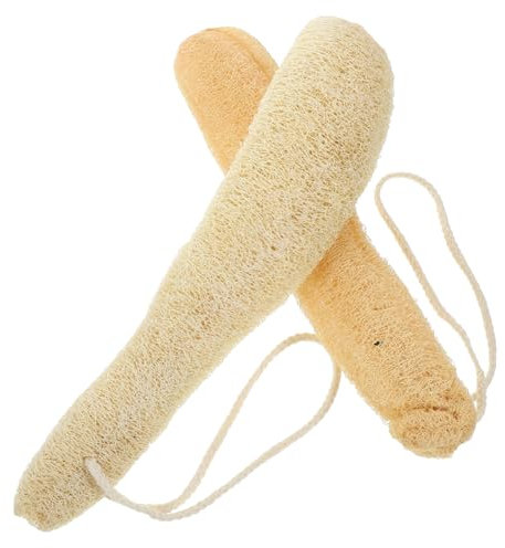 Cabilock Heavy Duty Scrub Sponge Dishwasher Loofah Scrubber Square Loofah Brush Kitchen Cleaning Brush Set of 2