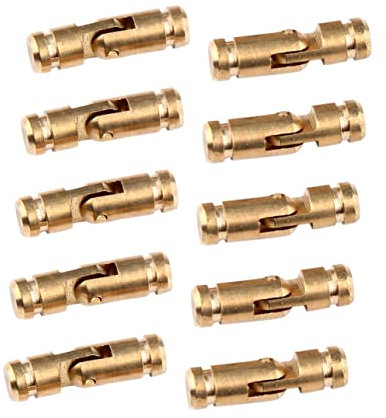 Angoily 10pièces Charnières Cylindriques Dorées Pour Boîtes Cadeaux Boîtes à Bijoux Coffrets Cadeaux Lot