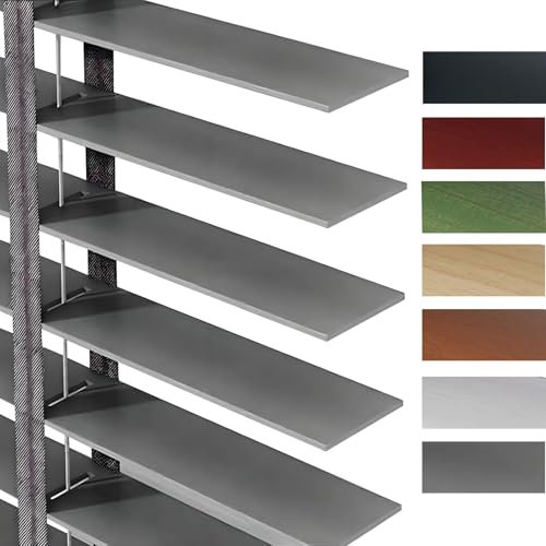 Holzjalousie Jalousien 30cm 45cm 60cm 75cm 90cm 100cm 105cm 120cm 135cm 150cm 160cm Sichtschutz Sonnenschutz Verdunkelungs Horizontale Fenster Jalousien(Grau)