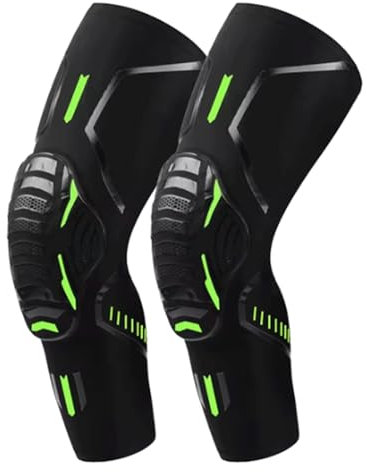 PETERNATA 1 Pair Sports Crushproof Knee Support Pad Elbow Brace Arm Leg Compression Sleeves Outdoor Basketball Bicycle Protector Knee Sleeve