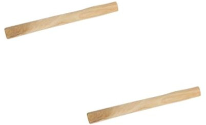 POPETPOP 2pcs Wooden Hammer Handle Replacement Mallet Hammer Shaft Comfortable Grip Woodworking