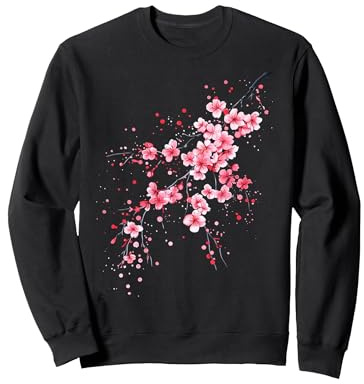 Sakura Fleurs de Cerisier japonaises Vintage Sweatshirt