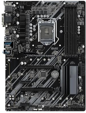 HYUIND Carte mère Fit for ASROCK Z390 Phantom Gaming 4 LGA 1151 DDR4 64G LGA1151 PCIE 3.0 ATX for processeur i7-9700F i7-8700 9400F G5600T