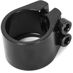 Ruimou 1Pcs Black Aluminum Alloy Bike Seat Clamps 28.6mm Suitable For Fixing MTB/BMX Bicycle Seat Bars
