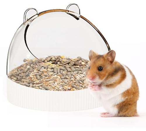 Ciotola per Criceti, Ciotole per Piccoli Animali Anti-rovesciamento, Mangiatoia per Cibo per Criceto Nani Siriani, Gerbilli, Porcellini d'India, Ricci, Topi e Ratti