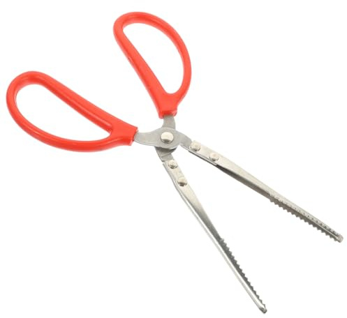 CLISPEED Pinzas de Acero Inoxidable para Mariscos Multiusos Mango Antideslizante Clip para Cangrejo y Langosta Herramienta Práctica para Pesca y Cocina