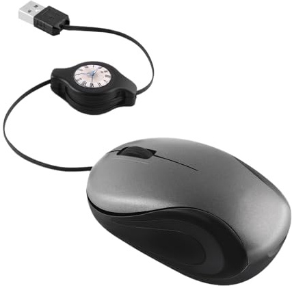 Souris De Accessoires Optiques Silencieux Pour Pc De Bureau Et Laptop | Souris Informatique Portable Rétractable USB C Femmes, Joueurs, Programmeurs, Nomades Numériques, Maison, Bureau,