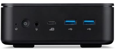 Acer Veriton NUC | N100 | RAM: 16GB | SSD: 2TB | Mini PC | Schwarz | Windows 11 Pro | Sicherungsstick