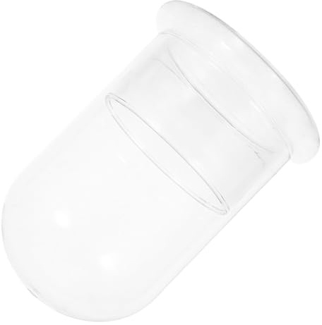 Gatuida Cloche en Verre Fermée 12 CM X 17 CM pour Terrariums d'Intérieur Pot Hydroponique pour Micro-Paysage Bouteille DIY pour Culture de Mousse et Plantes Décoratives