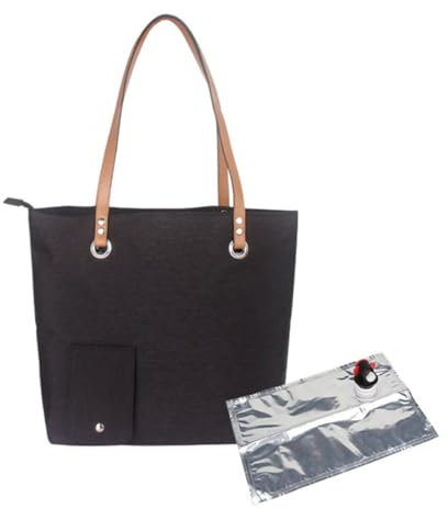 jojofuny Paquet Isotherme à Vin Portable 1 Pièce, Pochette Isolante pour Bouteille de Vin, Matériau Résistant, pour Camping, Pique-niques et Transport en Plein Air