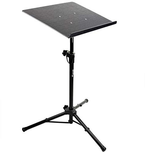 ROCKJAM RJLP3 STAND DE PROYECTOR DE PROYECTOR DE PERRAFORIENTE PANTENIMIENTO O MISTO PERTINIO TEMPORAL CON TRIPOD CUERPO Y PLACA DE TEJIDO