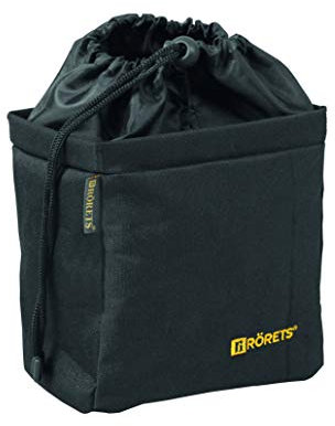 Rörets Bolsa para pinzas de la ropa, poliéster resistente, cierre de cordón, orificio de drenaje, 17 x 17 cm, azul, Bolsa de clip colgante con cordón