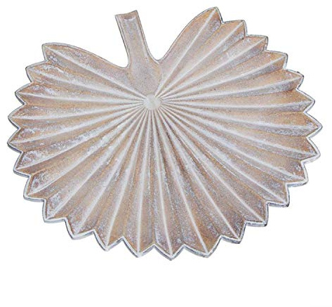 Taschenleerer Blattform Holz 35 cm