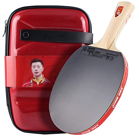 SGAIYUNRT Raquetas de Tenis de Mesa de Carbono 5 + 2c, Palas Ping Pong de Goma Profesional, Cuchilla de Ping-Pong de Mesa/como se Muestra/Mango Largo