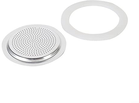 HOHOVYVY Stovetop Espresso Coffee Maker Replacement Gasket Seal For Coffee Espresso Moka Stove Pot Top Silicone Rubber（6 cup+sieve）