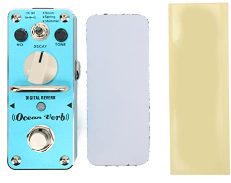 Digitaler Reverb-Effekt, Metall-Effektpedal, Mischsteuerung, Reverb-Effektplatte, Gitarren-Sound-Adapter, Zubehör Für E-Gitarre