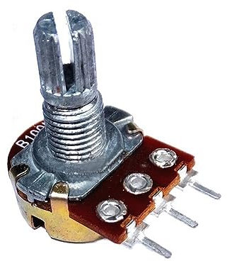 30 stücke WH148 B1K B2K B5K B10K B20K B50K B 100K B500K 3Pin 15mm Welle Verstärker Dual stereo Potentiometer 1K 2K 5K 10K 50K 100K (Size : 100K Ohm)