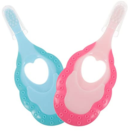 Lurrose 2stücke Kinderzahnbürsten Mit Weichem Borstenkopf Tragbare Zahnbürste Für Kleinkinder Mundpflege Für Jahre Und Sicher Langlebig Und Kinderfreundlich