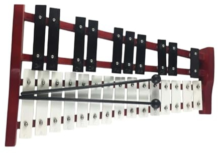 SCTOU xylophon 25-Noten-Glockenspiel-Xylophon Für Musikliebhaber Unterschiedlichen Alters. Musical
