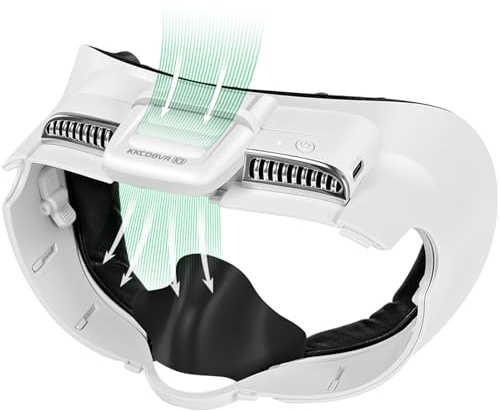KKCOBVR K3 Facial Interface Fan Compatible with Quest3 | Relieve Lens Fogging