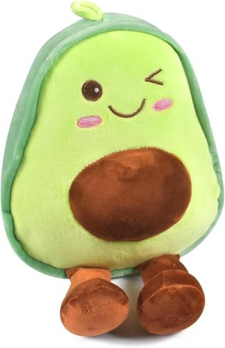 FGen Plüsch Avocado Spielzeug,Kuscheltier Avocado,Avocado Umarmungskissen Geschenk für Jungen und Mädchen als Geschenke,Auto, Sofa, Dekoration,30cm