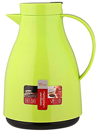 NIULIniuli thermos teapot,Insulating cup,thermal insulation b 35 oz Thermal Coffee Carafe, Double Wall Vacuum Coffee Thermos Glass Lining Insulated Coffee Pot, Home Kettle with Big Handle(Green)