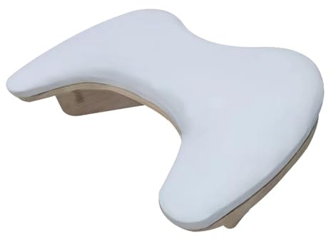 Handauflage Nagelstudio U-Form, Handgelenkauflage für Maniküre, Wrist Rest Armauflage Nägel für Nageltechniker, Handkissen Nagelstudio Handstütze für Maniküre-Tisch (Weiß)