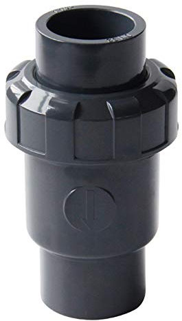SYBNIKOLF Vanne, Robinet à Boisseau sphérique, clapet Anti-Retour, raccords de tuyauterie en PVC, vanne d'isolement, pièces de tuyauterie, raccord de Conduite d'eau(Inner 40mm)