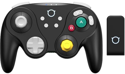 Manette Bluetooth NYXI Warrior pour Switch 2/Switch/NGC/Wii/PC, manette sans fil Switch Pro avec joysticks/gâchettes à effet Hall, micro-interrupteurs A/B/X/Y, HD Rumble, gyroscope 6 axes, programmabl