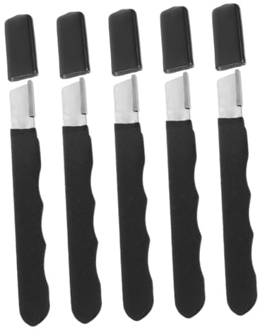 Yardwe 5pezzi Affilatrice Per Coltelli Da Giardino Forbici Da Potatura Utensili Da Giardinaggio Pietra Affilatrice e Design Portatile Compatto Per Uso in Cucina e Giardino
