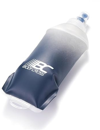 BODYCROSS - Flasque Souple Trail Et Running 250 ML - Polyuréthane 100% - Léger, Sans BPA