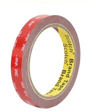 GifBasg Double Sided Tape Heavy Duty, Waterproof Mounting Tape, Adhesive Strips, Mounting Tape, for LED Strip Lights, Car, Home & Office Décor - Strong Adhesive, Easy to Apply, No Residue Grey