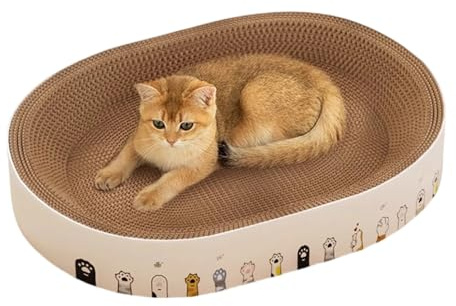 Rascador para gatos | Cama interactiva para descansar, cartón rascador para gatos | para interiores y gatos, protección de muebles