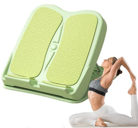 Camilla De Pantorrilla De Acero ABS | Tabla De Estiramiento De Piernas Plegable De 27,5x30,5 Cm | Camilla De Yoga Inclinada Ajustable Para Ejercicios En Casa, Estiramiento De Pie Y Entrenamiento De Fl