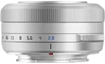 Lente， Compatible con Lente Fujifilm X-Mount 27 mm F2.8 Auto Focus STM Pancake for cámaras APS-C(Silver,Z)