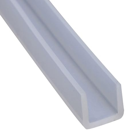 WOFICRET Flexible U-Shaped Silicone Seal Strip Soft Rubber Weatherproof Draft Excluder for Door Window Frames Thermal,16mm*13mm