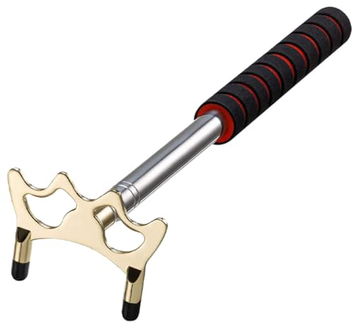 Veemoon Support de Queue de Billard en Acier Inoxydable Manchon Mousse Pont de Queue Réglable pour Table de Billard Accessoire Portable pour Snooker Équipement Polyvalent pour Joueurs