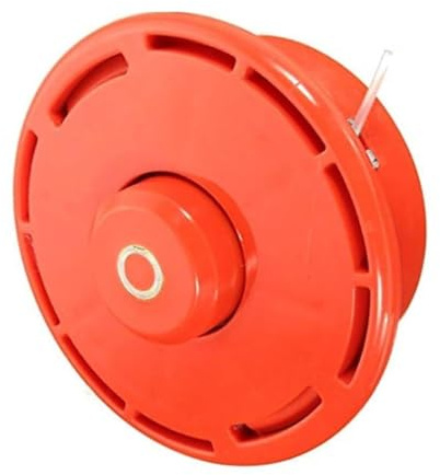 Getdoublerich Cabezal de recortadora de repuesto para desbrozadoras GX25/GX35, recortadora de césped de eje recto de gasolina, rosca izquierda M10 x 1,25 mm, construcción de nailon