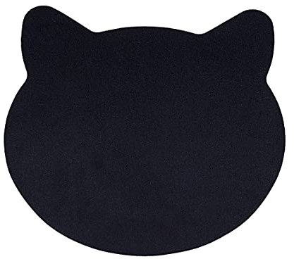 Mouse Pad Cat Motive, Mousepad Desk Accessory Cute Office Gaming Laptop Mouse Mat Office Supplies Desk Accessories (Black)