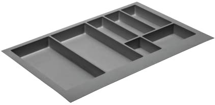 GTV Portaposate per cassetti da cucina, 740 x 472 mm, colore: antracite