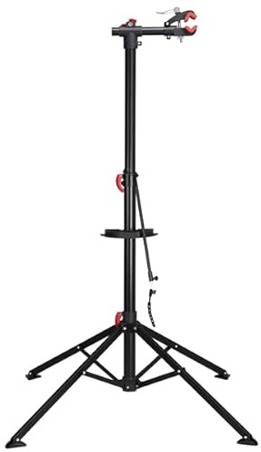 Abician Pied d'Atelier Vélo/VTT avec Blocage Rapide, Support de Réparation Vélo en Métal, Réglable et Pliable, Charge Max. 30 kg