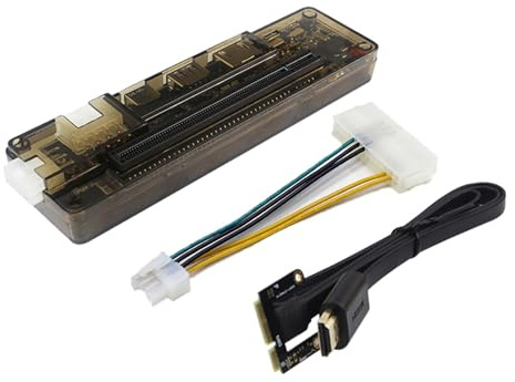 HUIOP V8.0 EXP GDC Computer Portatile Scheda Grafica PCIE Esterna Mini PCI-E AC774,Scheda d39