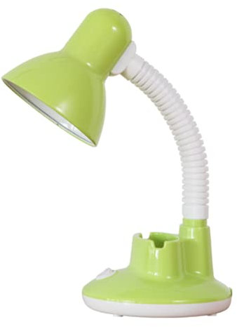 SSNCcNC Grün, Kinder Schreibtischlampe Einfache Modern Tischlampe Retro Leselampe Studierlampe Büro Lesetischlampe Klassische Studierlampe Arbeitslampe Bürolampe Schlafzimmer E27