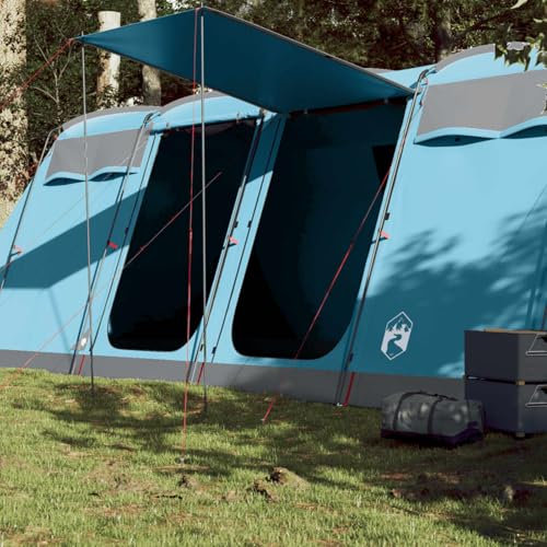 Somanki Tunnel-Familienzelt 10 Personen Blau Wasserdicht, Caming Zelt, Camping Tents, Camping-Zelt - 94620