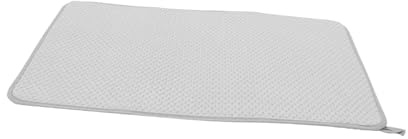 Cabilock Tapete de Secado Rápido para Platos, Absorbente y Plegable, de Fibra, Diseño de 3 Capas, Protege la Encimera Cocina