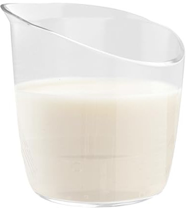 Copa De Medición De Lactancia Materna - Copa De Alimentación De Bebés Reutilizables, Taza De Vertido En Ángulo De 35 Ml | Coleccionista De Leche Materna Con Escamas Precisas, Infantil Segura Para