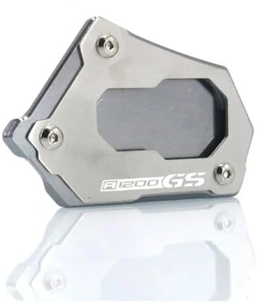 BTWSRX Seitenständerplatte Motorrad-Seitenständer-Auflage Für R 1200 GS LC R1200GS R 1200GS ADV Adventure Seitenständer-Verlängerungsplatte Fußauflagen Stützplatte Kickstand-Verlängerungspad(Titan 1)