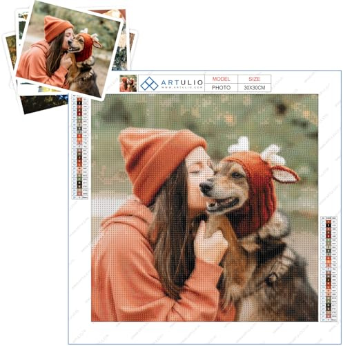 ARTULIO Diamond Painting Eigenes Foto - 30x40cm – 5D Diamant Painting Personalisiert