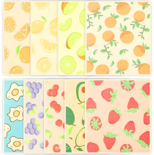 NZWBSHSSP 9pack Swedish Dish Cloth with Double Sided Design Absorbent Swedish Dishcloth Reusable Kitchen Dish Towel for Kitchen 19.5x17cm